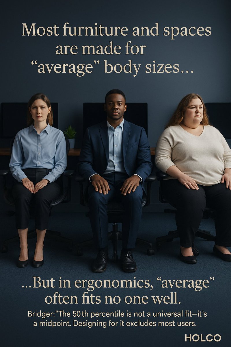 HolcoLtd's tweet image. “Your body is the blueprint.”

Real design starts with posture, reach, and movement — not guesswork.

HOLCo builds wellness into every inch of your space.

#HOLCoMondayInsights #Ergonomics #HealthByDesign #DesignThatWorks