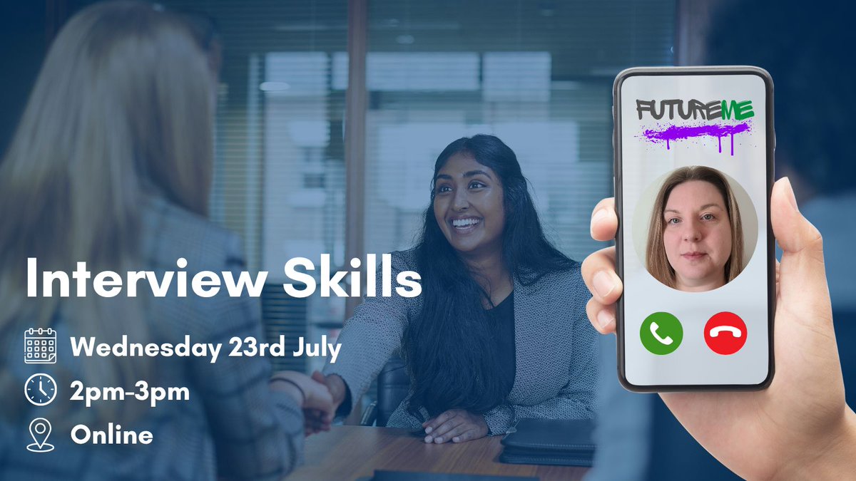 Sharpen your interview skills! 💼✨

Interviews don’t have to be scary - join us for a session covering interview questions, how to talk about your strengths, and tips to help you stand out for all the right reasons.

Book your spot here: buff.ly/cJlAYAF