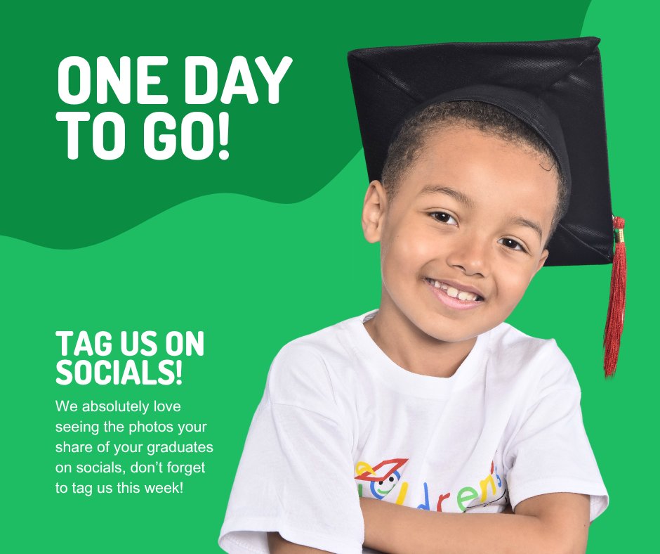 ONE DAY TO GO UNTIL GRADS! 🎉🎓

Don't forget to tag us in your fantastic photos over the next couple of days!

We can't wait to see you all there! #CUGrad25 #LearningForFun