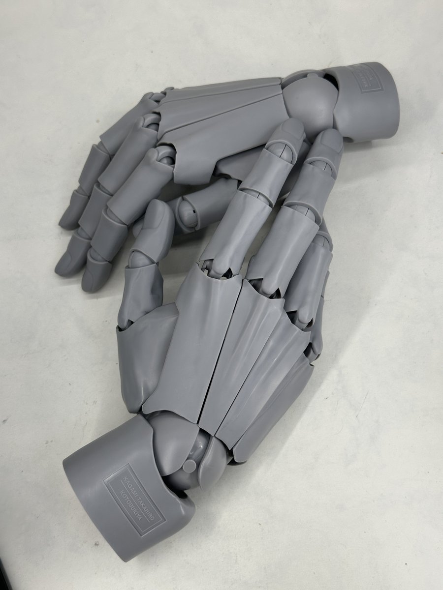 前の女性型ハンドと一緒に。
なんというか、こうして絡めると改めてフェチみが生まれますねw

#コトブキヤハンド