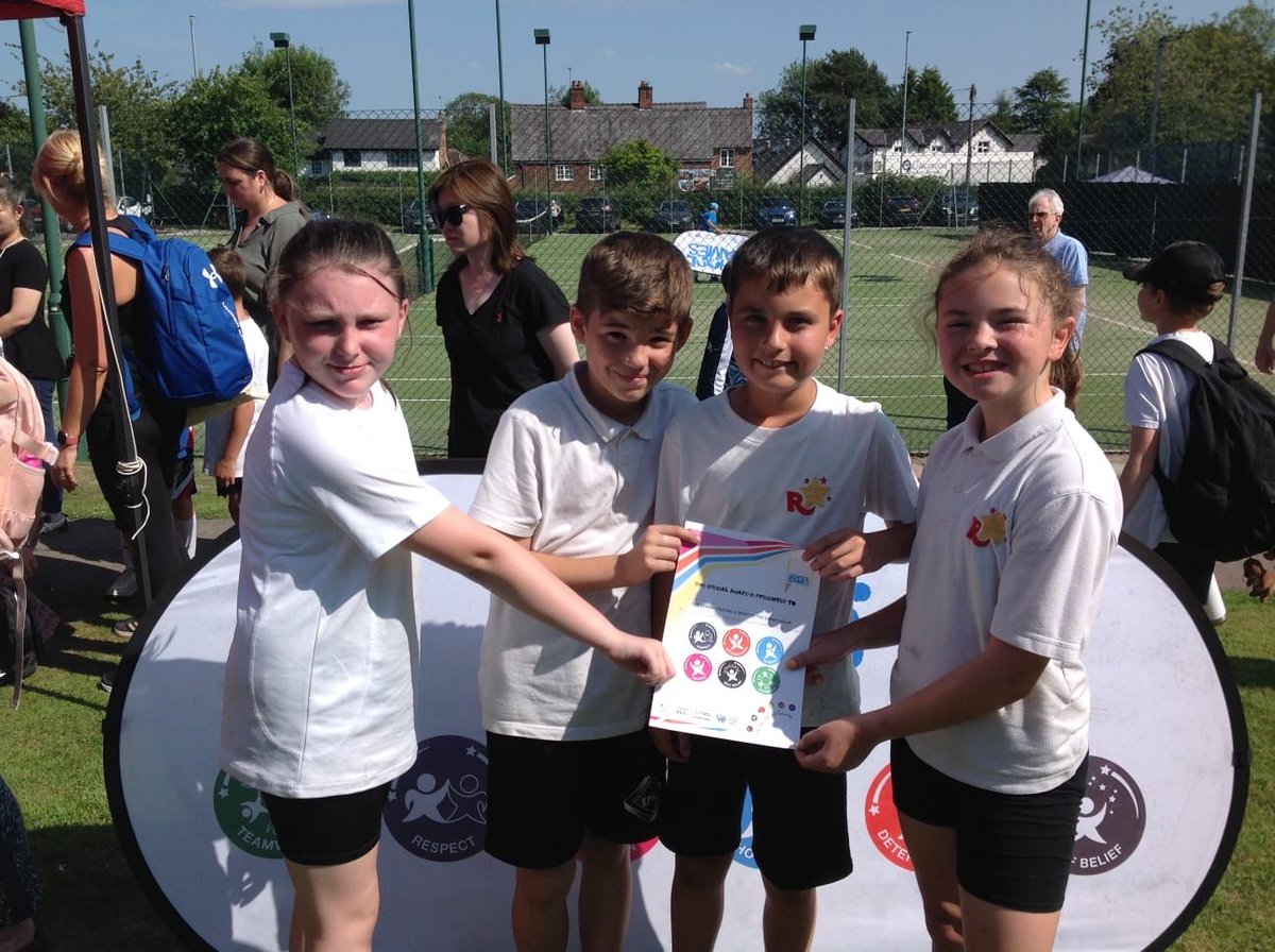 Well done to our fabulous four who took part in a Tennis Tournament at Hartford Tennis Club on Friday. 🎾