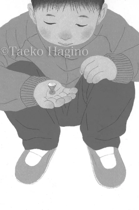 オール読物7.8月号
「セーマル・コエン」姫野カオルコさん作
扉絵描きました。
めずらしく現代物。しかも子ども(^^)
と言っても昭和30年代のお話です。 