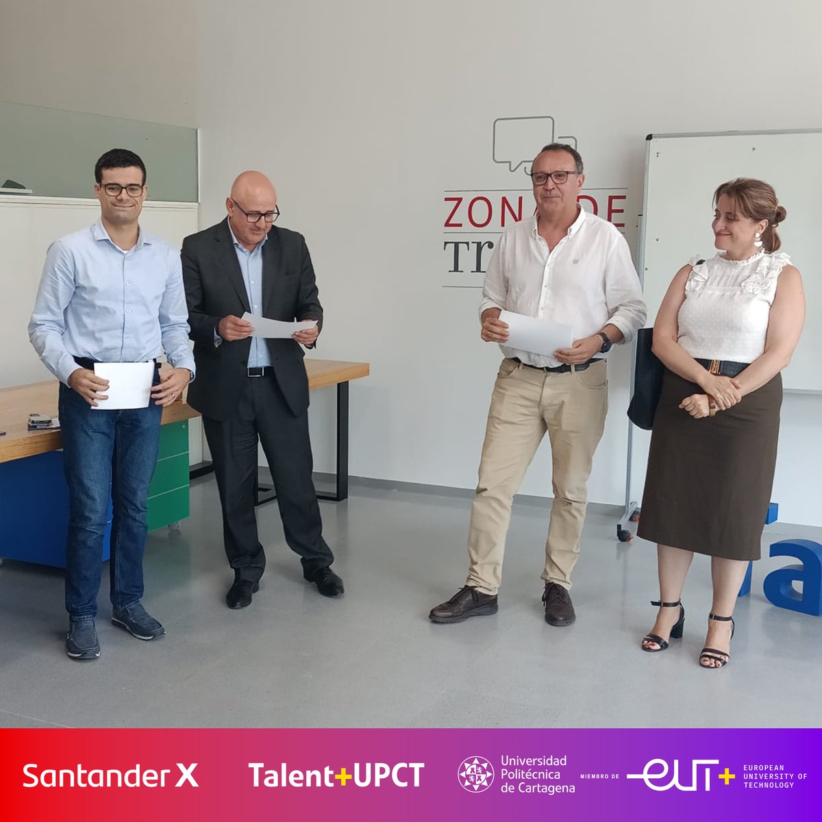 Talent+UPCT (@talentupct) on Twitter photo Finalmente, Luis Marqués, con su proyecto Abbys Quest, fue el ganador del <a href="/SantanderX/">Santander X</a> Spain Awards de la categoría "Proyecto emprendedor"
¡Enhorabuena!
La <a href="/UPCToficial/">Universidad Politécnica de Cartagena | UPCT</a> con el #talento Finalmente, Luis Marqués, con su proyecto Abbys Quest, fue el ganador del <a href="/SantanderX/">Santander X</a> Spain Awards de la categoría "Proyecto emprendedor"
¡Enhorabuena!
La <a href="/UPCToficial/">Universidad Politécnica de Cartagena | UPCT</a> con el #talento