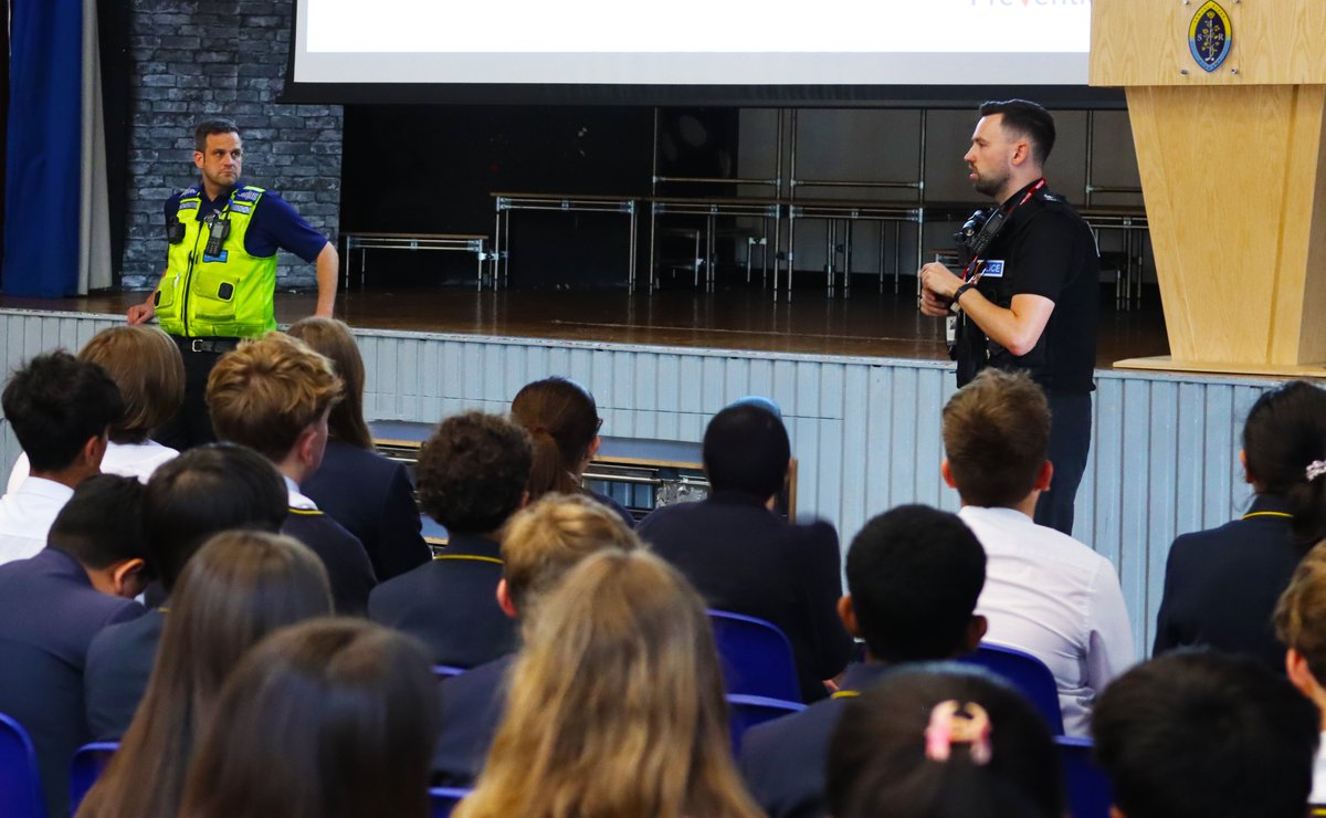 The Hertfordshire Police addressed our Year 7 assembly regarding responsible social media use which was both invaluable and impactful, fostering a lasting awareness among students. We appreciate our partnership with the police in promoting a proactive and preventive approach.