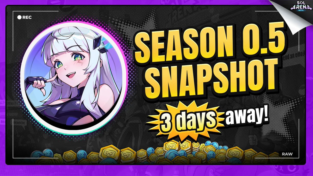 the Season’s end and Snapshot are only 3 days away!

keep grinding for Top 500, I’m watching u 👀

the Snapshot will be taken on June 26th