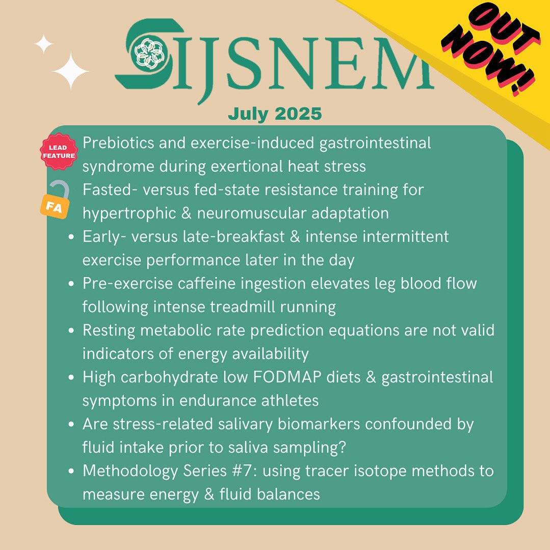 IJSNEMJournal's tweet image. ✨JULY 2025 ISSUE OUT NOW✨
🔗journals.humankinetics.com/view/journals/…