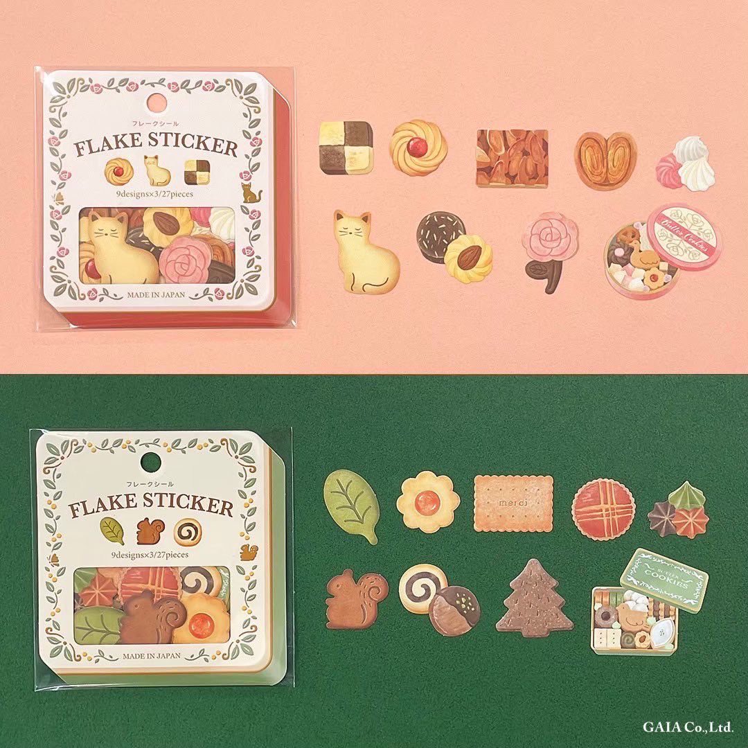 上質フレークシール クッキー」がキャンドゥ様で販売が始まりました
