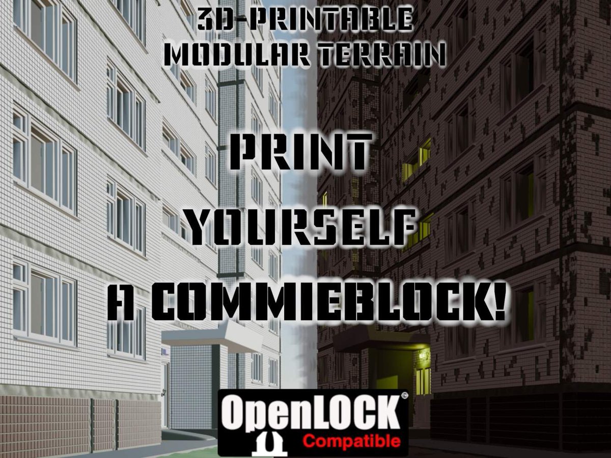 So, just a week has left until the start of my first-ever #3dprint  terrain campaign, made possible by <a href="/MyMiniFactory/">MyMiniFactory</a> Frontiers!
Mass-construction begins July 1st!
You can get notified on campaign's pre-marketing page: myminifactory.com/frontier/print…