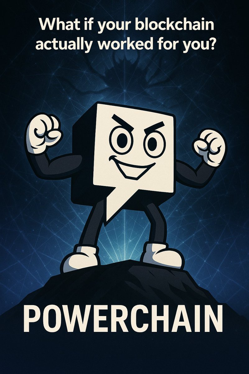 markmarquez1979's tweet photo. What if your blockchain actually did the heavy lifting?

  Meet POWERCHAIN — your unstoppable, intelligent, get-stuff-done layer. @pwrlabs 

Not just secure. Not just fast. It works for you. 

#Powerchain #Web3 #BlockchainReimagined https://t.co/6lVSN5k2sQ