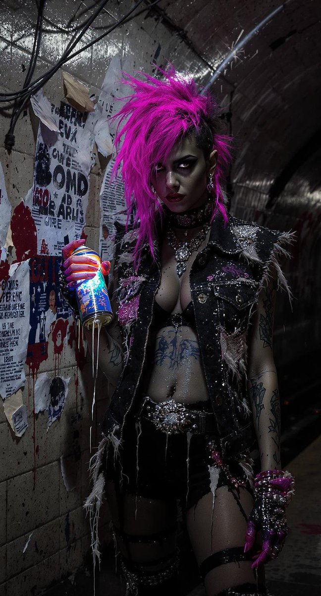 pixelbouncer's tweet photo. QT Punk Lady https://t.co/YipbLiwefX