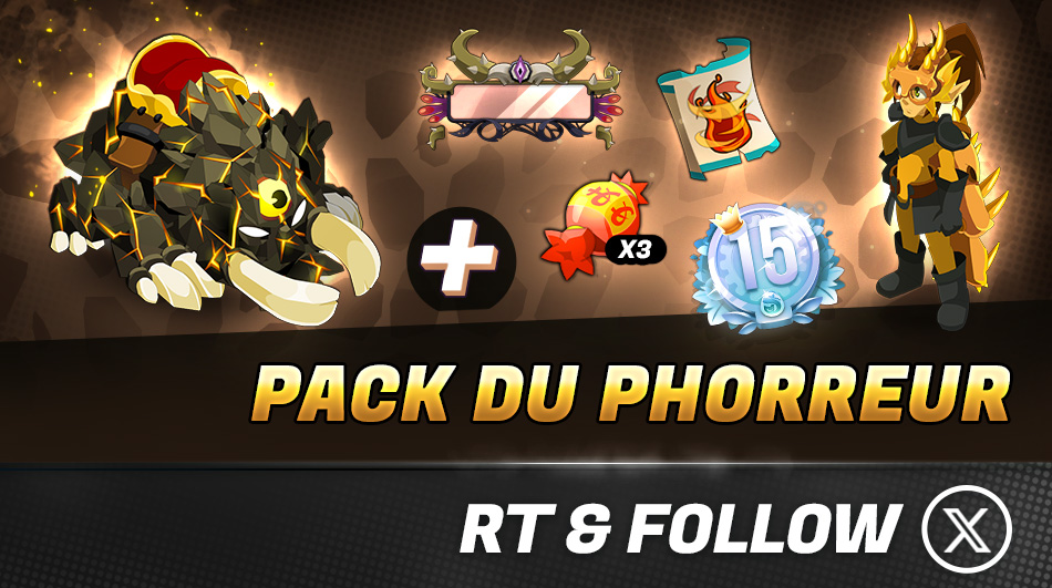 💎 Avec le Pack du Phorreur, devenez le meilleur chasseur de trésors du Monde des Douze !

🔁 RT + Follow pour tenter de remporter un pack du Phorreur !