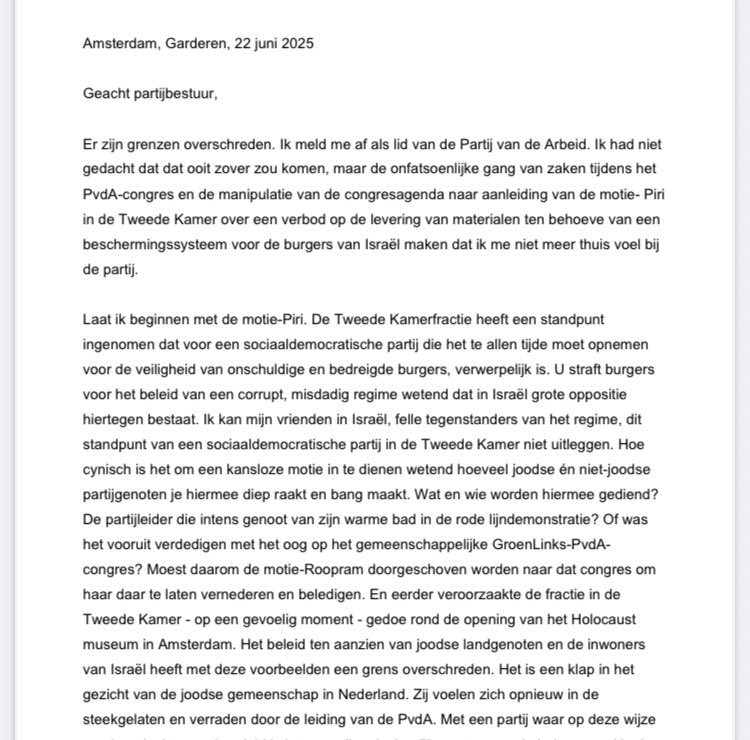 De brief van Gerdi Verbeet op nrc.nl