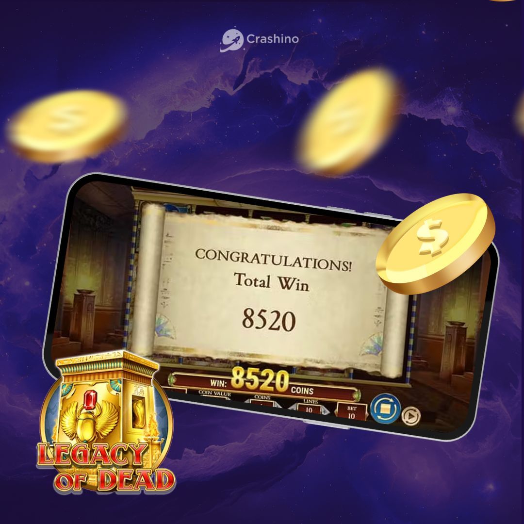 🏺💎 ANCIENT TREASURES UNCOVERED! 💎🏺

One fearless player just uncovered 8,520 coins in Legacy of Dead on Crashino! ⚱️✨

The pharaohs have spoken... and they brought riches! 🌟

Dare to spin the reels of destiny and claim YOUR legacy? 🎰🧞‍♂️