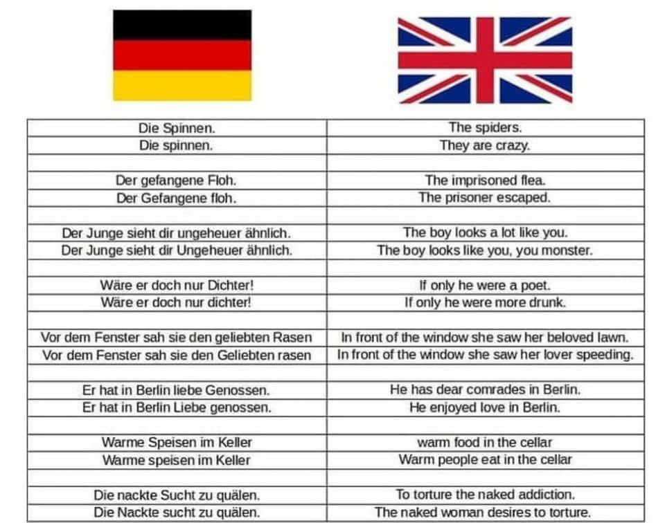 German language fun 😎