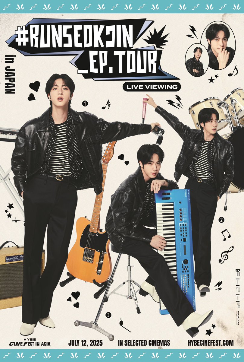 RUNSEOKJIN_EP.TOUR in JAPAN　DCなし JIN - RUNSEOKJIN_EP.TOUR in JAPAN The live viewing regions have