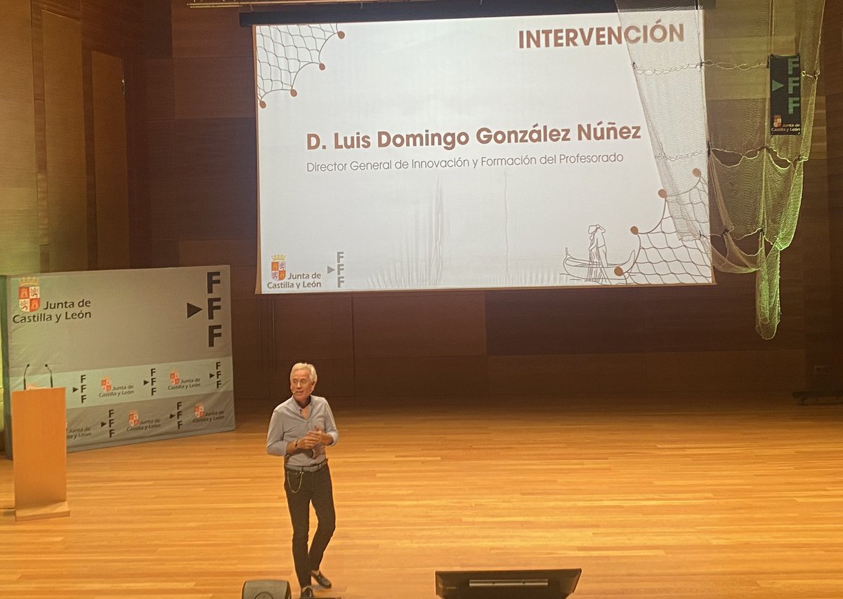 CFIE de Burgos (@cfieburgos) on Twitter photo 📚 JORNADA DE ASESORES Y DIRECTORES DE LA RED DE FORMACIÓN <a href="/educacyl/">Educación JCyL</a>
La Consejería refuerza su apuesta por la #innovaCyL, la #formacionCyL permanente y el trabajo en red.
🗣️ Inagura D. Luis Domingo González Núñez, Director General de Innovación y Formación del Profesorado 📚 JORNADA DE ASESORES Y DIRECTORES DE LA RED DE FORMACIÓN <a href="/educacyl/">Educación JCyL</a>
La Consejería refuerza su apuesta por la #innovaCyL, la #formacionCyL permanente y el trabajo en red.
🗣️ Inagura D. Luis Domingo González Núñez, Director General de Innovación y Formación del Profesorado