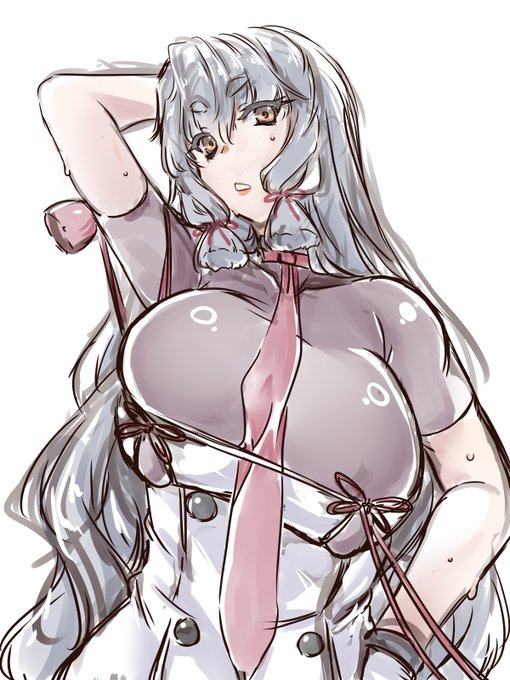 Д◎) ゆう叢雲 久方ぶりに描いた通常衣装← 