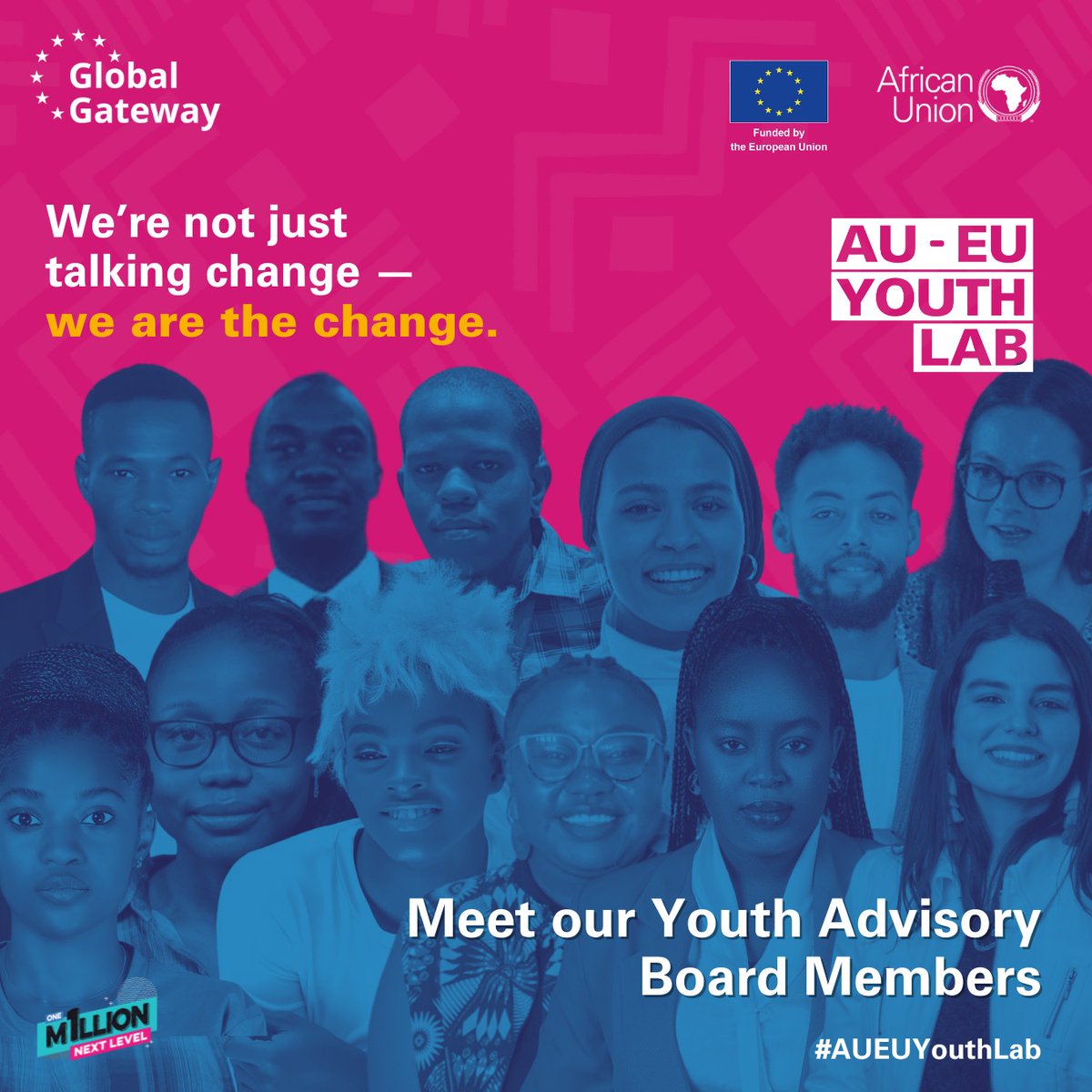 What is the AU-EU Youth Lab?
🌍 A vibrant platform connecting young changemakers from Africa &amp; Europe to co-create solutions, shape policies, and drive impact
🎯 Our goal: To empower youth in Africa and strengthen their active, meaningful &amp; innovative involvement in building a