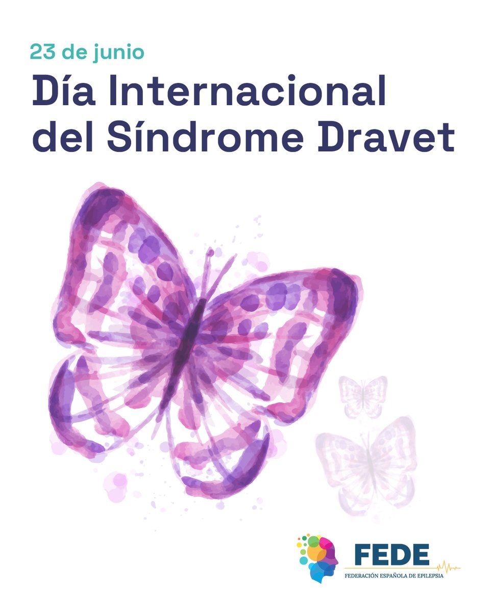 Hoy, 23 de junio, conmemoramos el Día Internacional del Síndrome de Dravet, una epilepsia rara que afecta a la infancia. Apoyamos a las familias y reconocemos a nuestras asociaciones afiliadas que trabajan para mejorar su calidad de vida. #Dravet #EpilepsiaRara #FEDE