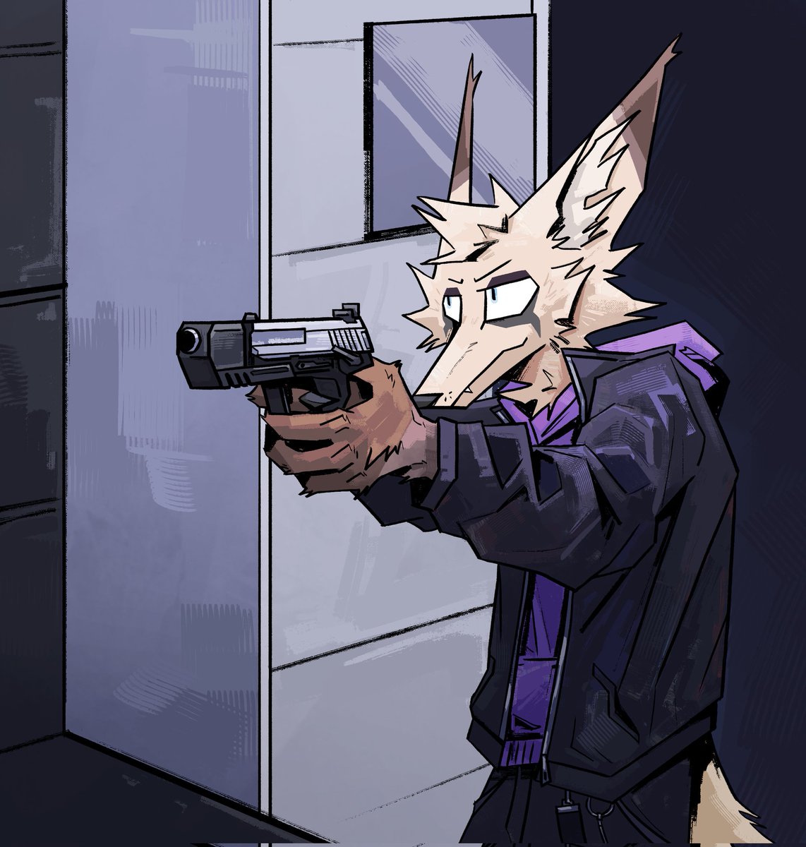 sleepy_muzzle's tweet image. commission for @FoxyKunn