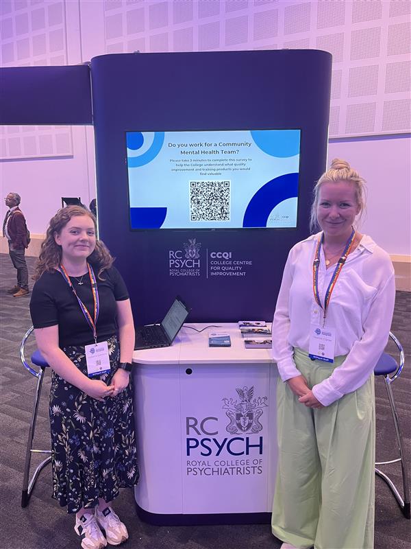RCPsych CCQI (@rcpsychccqi) on Twitter photo ✨Come and visit the CCQI team at the <a href="/rcpsych/">Royal College of Psychiatrists</a> stand!
We'll be here all week at Congress 2025 to answer your questions on all things CCQI.
Stop by for a chat😊
#RCPsychIC ✨Come and visit the CCQI team at the <a href="/rcpsych/">Royal College of Psychiatrists</a> stand!
We'll be here all week at Congress 2025 to answer your questions on all things CCQI.
Stop by for a chat😊
#RCPsychIC