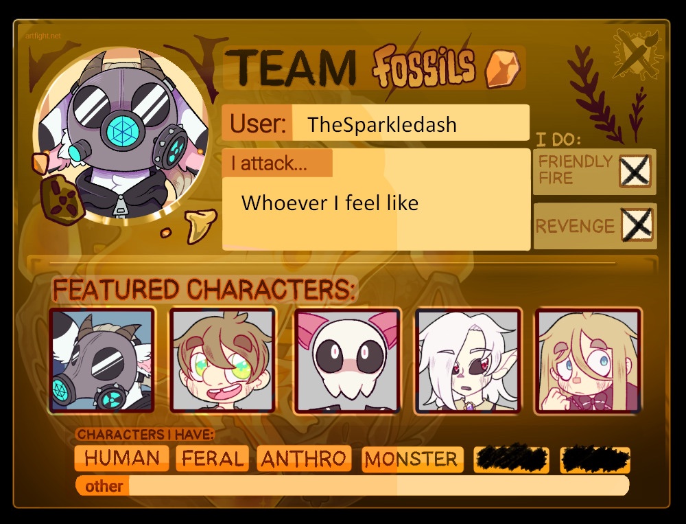 TheSparkledash's tweet image. I’m joining artfight again this year! 

artfight.net/~TheSparkledash