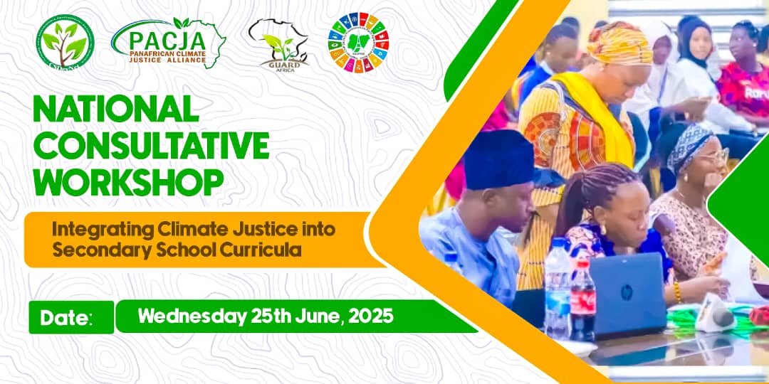 @NCSFPAS (@ncsfpas) on Twitter photo 📚🌍 <a href="/CSDevNet1/">Climate & Sustainable Development Network</a> is hosting a National Consultative Workshop to integrate climate justice into Nigeria’s secondary school curricula🌿🌎
It’s time to equip our youth with the knowledge to act for people & planet.
#ClimateJustice #ClimateEducation #SDG13 #Nigeria4Climate 📚🌍 <a href="/CSDevNet1/">Climate & Sustainable Development Network</a> is hosting a National Consultative Workshop to integrate climate justice into Nigeria’s secondary school curricula🌿🌎
It’s time to equip our youth with the knowledge to act for people & planet.
#ClimateJustice #ClimateEducation #SDG13 #Nigeria4Climate