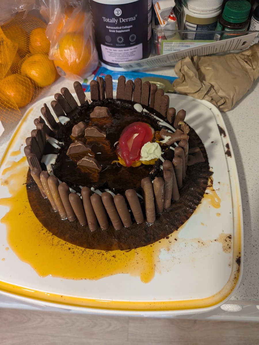 I have outdone myself here (kid wanted orange jelly)