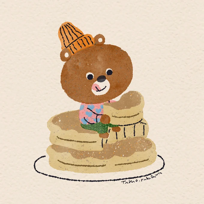 #無言で帽子をかぶったイラストを貼る見た人も貼る