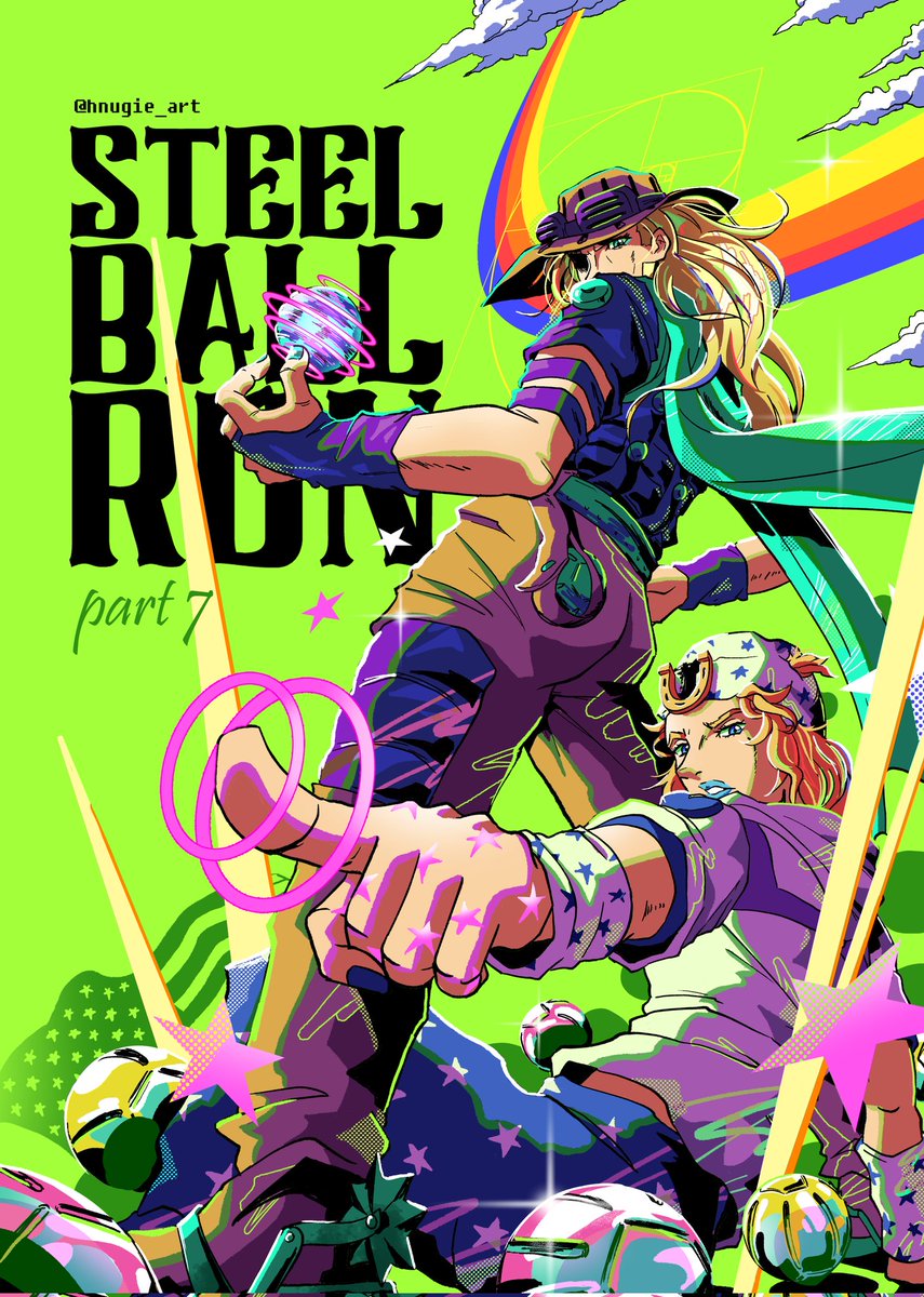 Steel Ball Run!

#JoJosBizarreAdventure #jjba #jojo_anime #anime #animefanart