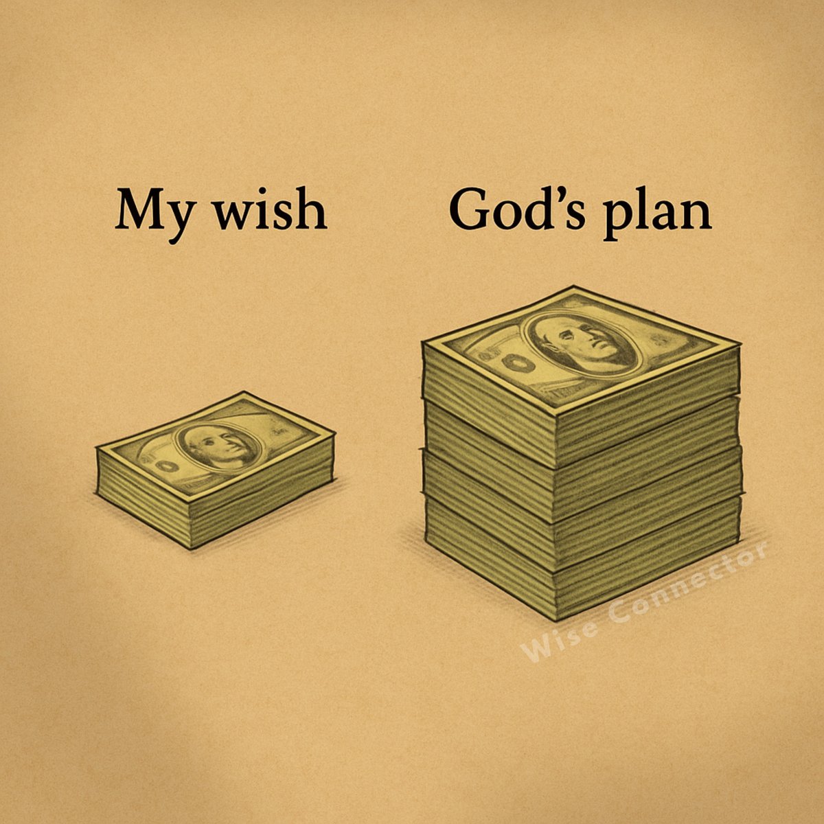 wiseconnector's tweet photo. God's Plan >> https://t.co/riBTGChs6A