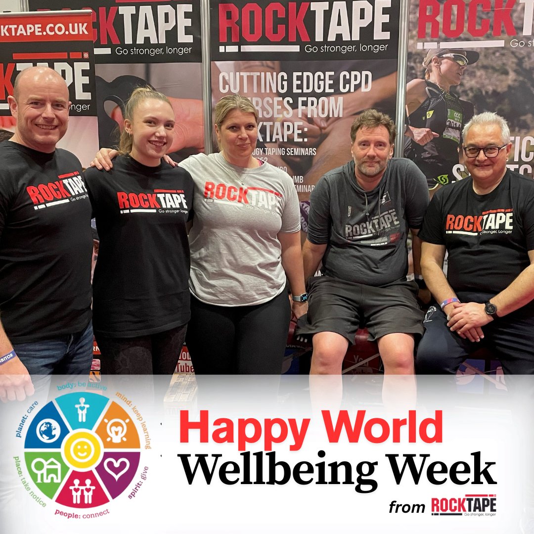 Happy World Wellbeing Week from Rocktape UK! 🌟 We're wishing all our amazing customers a week filled with health, happiness, and optimal movement.

#WorldWellbeingWeek #Wellbeing #HealthAndWellness #MovementIsMedicine #Recovery #SelfCare #Rocktape #KinesiologyTape