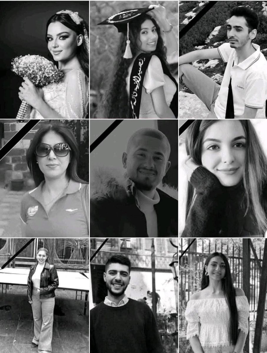 يا رب شوف بلي قتلكن نهار اسود يا الله ..
المسيح قام ... 🙏
شهداء كنيسة مار الياس _ دمشق