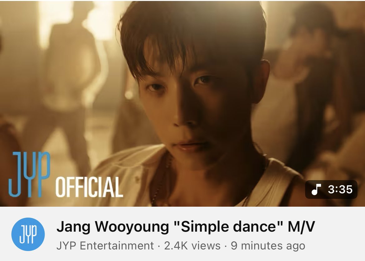 2PMという韓国のアイドルグループの！
チャン・ウヨンという人が！
7年5ヵ月ぶりに！？
韓国本国でソロカムバック！

大音量でお騒がせしちゃうかも？
でもシンプルに心地よい曲だから！
身体が勝手にダンスしちゃうから！

皆様もぜひ聴いて気分良い日々お過ごしください♪♪
youtu.be/XCRV94FmzzE