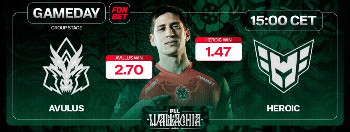 Everything is at stake today, against <a href="/heroicdota2/">HEROIC Dota 2</a>

#PGLWallachia