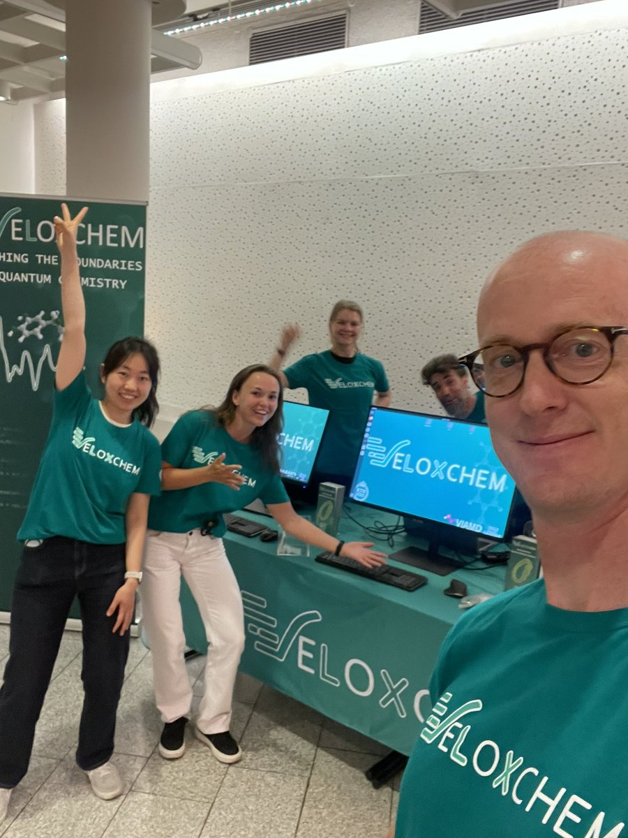 Come by our stand at Watoc2025 and try VeloxChem live!