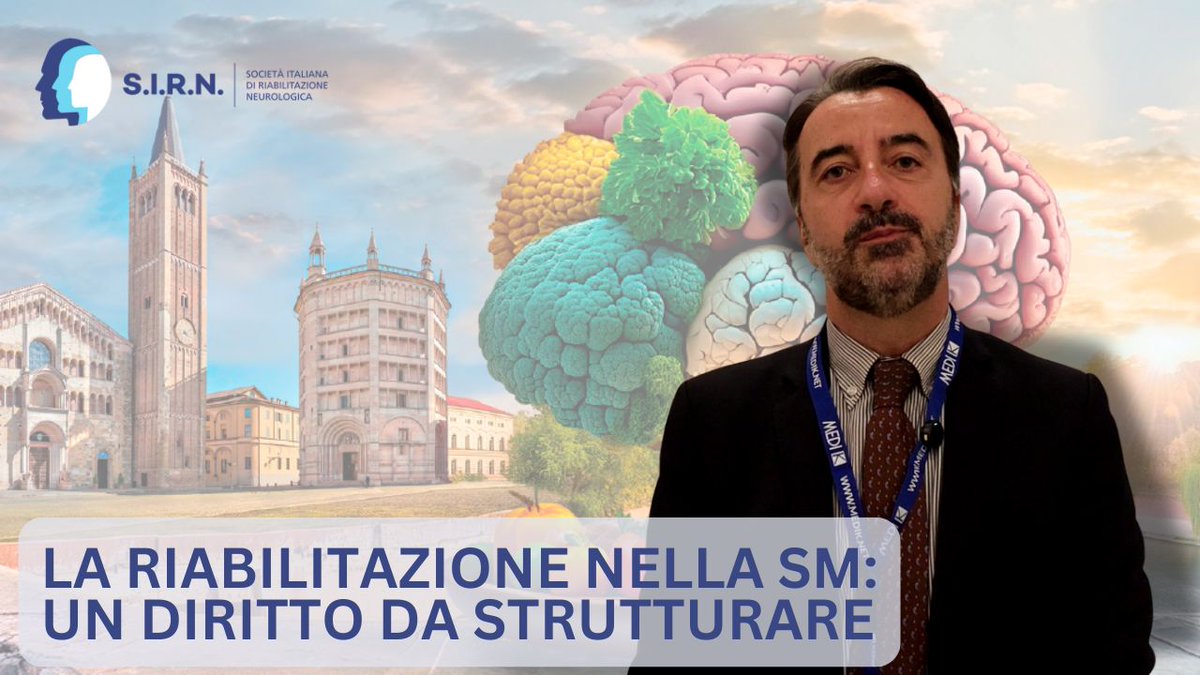 Paolo Bandiera, Direttore Affari Generali e Relazioni Istituzionali di AISM, sottolinea al Congresso SIRN l’importanza di reti riabilitative integrate e continuative per le persone con sclerosi multipla. #SIRN2025

youtu.be/NERzQB5KB-w