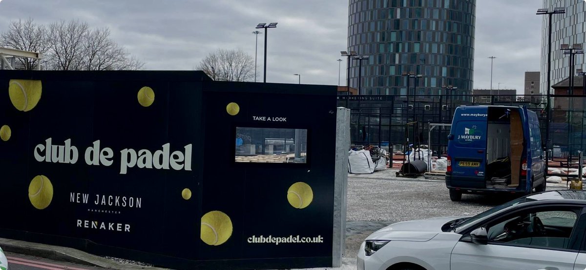 Excited to be working on new Club De Padel courts in Sheffield following those in Manchester last year
#electrician