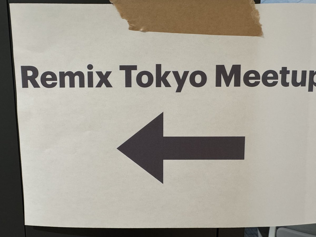 techtalkjp's tweet photo. 手作り感
#RemixTokyo https://t.co/MEDvPyzDLh