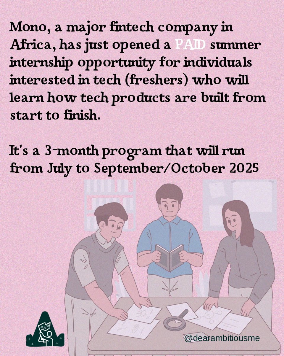 Mjjayj's tweet photo. On the topic of TRYING. Here's an opportunity you should really consider applying for if you want the to transition into tech. 🤞 good luck https://t.co/kSJAOlUagC