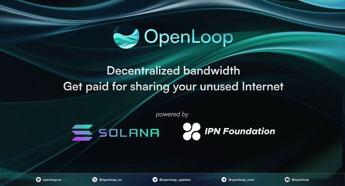 JustinBibe95406's tweet image. OpenLoop Network is more than a rewards platform it&apos;s a movement toward a more decentralized, user empowered internet.

@openloop_so
#openloop_so #OpenloopNetwork #OpenLoopEcosystem $OPL #OPL