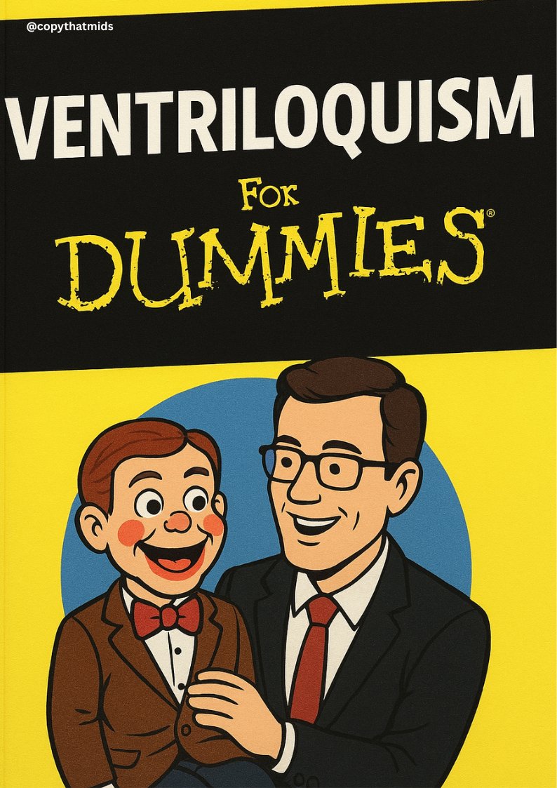 One Minute Brief of the Day:
Create posters to advertise #Ventriloquists @oneminutebriefs