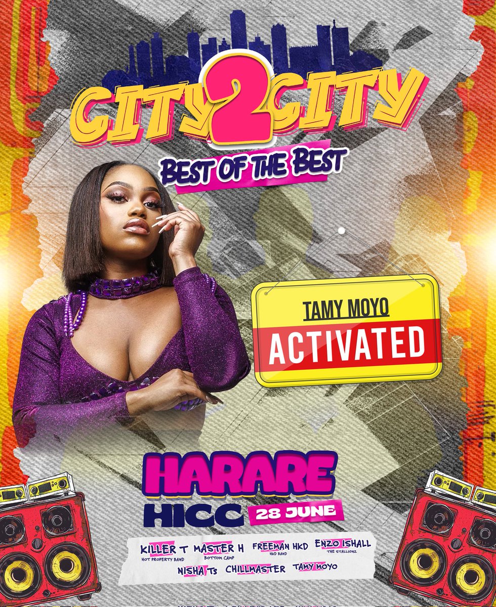 Let's make a date on 28th June at the HICC🚀🚀🚀🚀

#tamymoyo #city2city