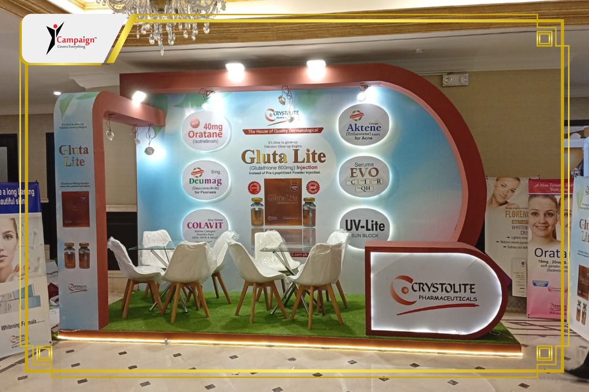 CampaignEvent's tweet photo. A fresh presence at #DAAPCON2025.
We partnered with #CrystolitePharmaceuticals to build a stall that reflected clarity, confidence, and brand purpose at Movenpick Hotel, Karachi.
Thoughtfully planned. Neatly executed, exactly how we do things at #𝐶𝑎𝑚𝑝𝑎𝑖𝑔𝑛𝑃𝑎𝑘𝑖𝑠𝑡𝑎𝑛 https://t.co/FtUAcwdfPk