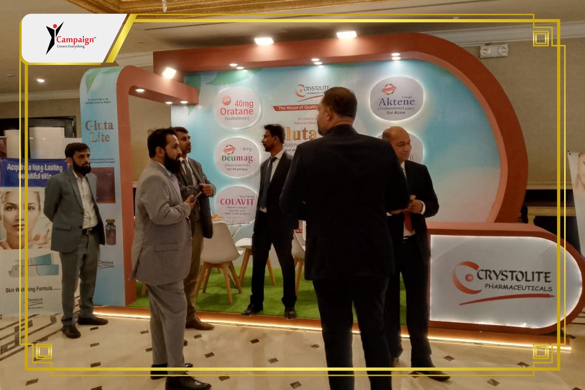 CampaignEvent's tweet photo. A fresh presence at #DAAPCON2025.
We partnered with #CrystolitePharmaceuticals to build a stall that reflected clarity, confidence, and brand purpose at Movenpick Hotel, Karachi.
Thoughtfully planned. Neatly executed, exactly how we do things at #𝐶𝑎𝑚𝑝𝑎𝑖𝑔𝑛𝑃𝑎𝑘𝑖𝑠𝑡𝑎𝑛 https://t.co/FtUAcwdfPk
