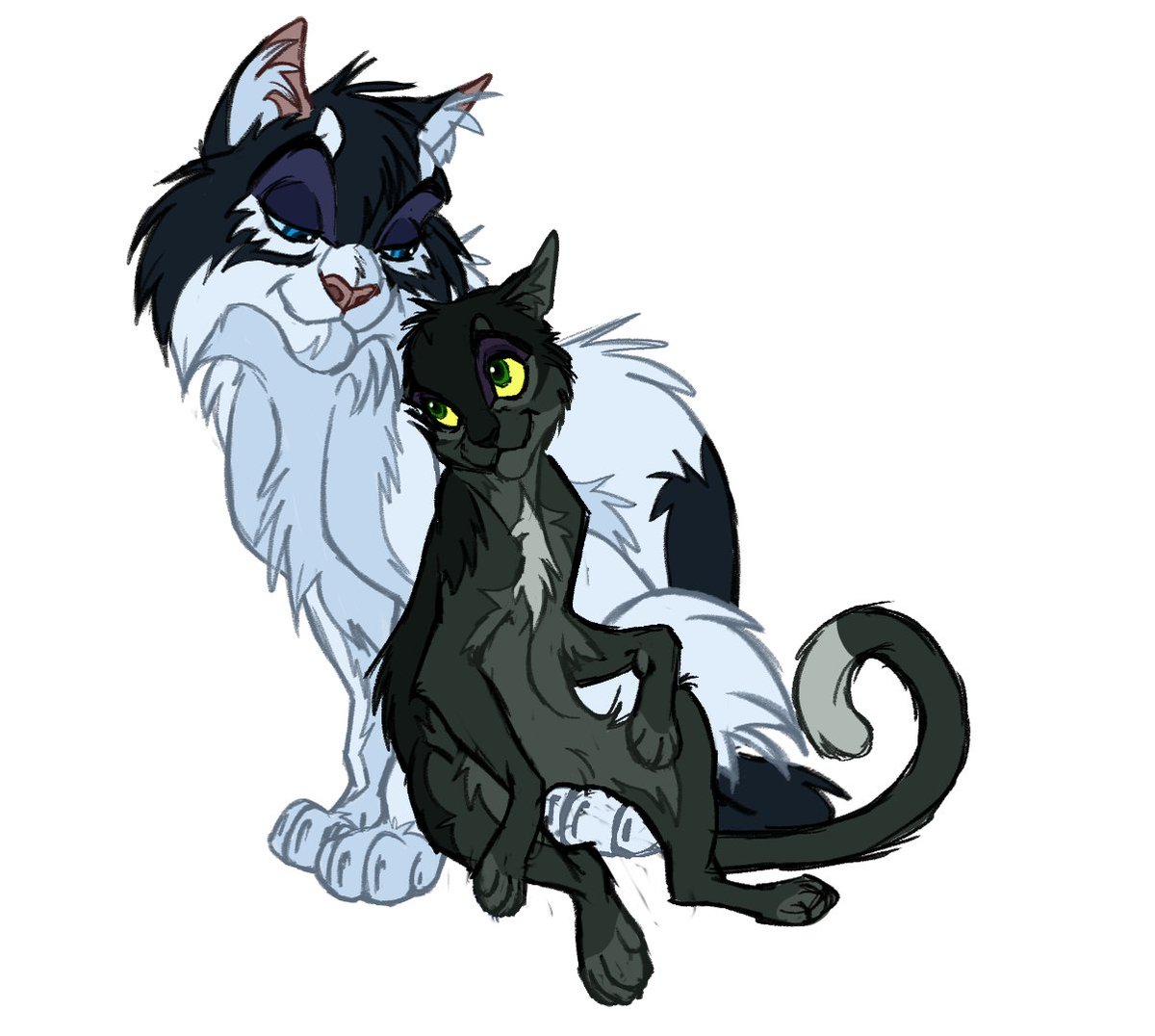Ravenpaw and his boyfriend ❤️