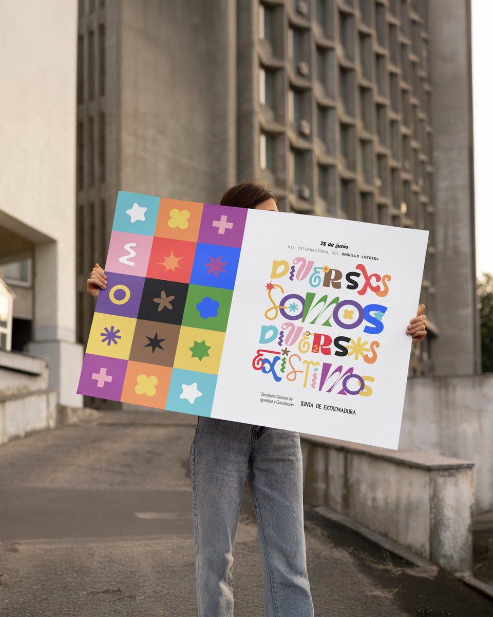 RaulTamer's tweet photo. Diversxs somos, Diversxs existimos.

Porque ser diversxs no es un delito.
Porque existir con libertad no debería ser un acto de valentía.

Campaña Día Internacional del Orgullo LGTBIQ+

Junta de Extremadura 

#Orgullolgbti #Orgullo2025 #Extremadura https://t.co/pQomWtyVO6