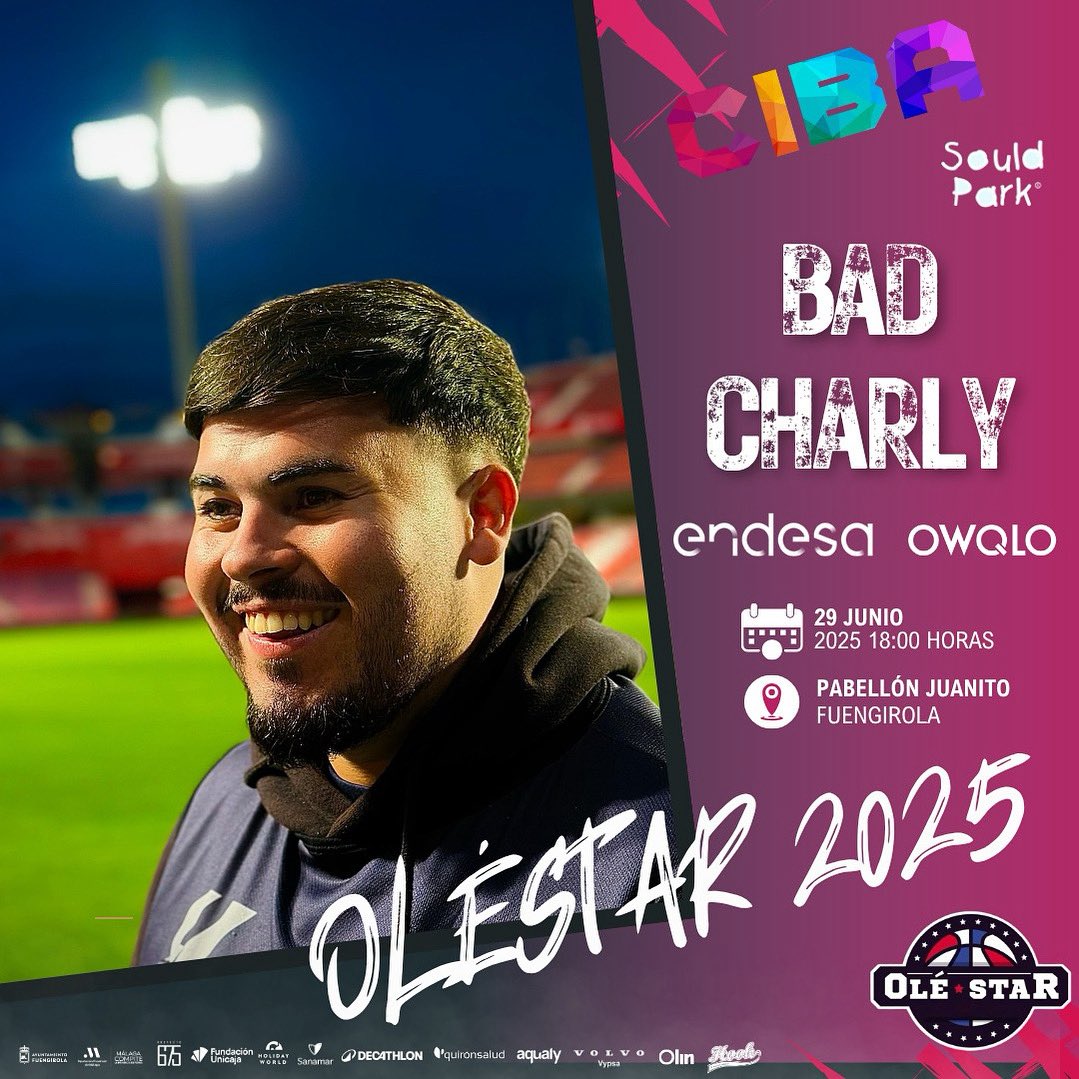 CIBA Málaga (@cibamalaga) on Twitter photo 💫 𝐎𝐋𝐄𝐒𝐓𝐀𝐑 𝟐𝟎𝟐𝟓
El periodista malagueño que la está pegando fuerte también viene con ganas para jugar el 𝐎𝐋𝐄𝐒𝐓𝐀𝐑‼️
Bienvenido al equipo de las estrellas <a href="/bad_charly_/">badcharly🎙</a>.
➡️ <a href="/bernirodriguez5/">Berni Rodríguez</a> I @jmcalderon I @23asanchez
#CIBAMalaga #CIBA #Baloncesto #Fuengirola 💫 𝐎𝐋𝐄𝐒𝐓𝐀𝐑 𝟐𝟎𝟐𝟓
El periodista malagueño que la está pegando fuerte también viene con ganas para jugar el 𝐎𝐋𝐄𝐒𝐓𝐀𝐑‼️
Bienvenido al equipo de las estrellas <a href="/bad_charly_/">badcharly🎙</a>.
➡️ <a href="/bernirodriguez5/">Berni Rodríguez</a> I @jmcalderon I @23asanchez
#CIBAMalaga #CIBA #Baloncesto #Fuengirola
