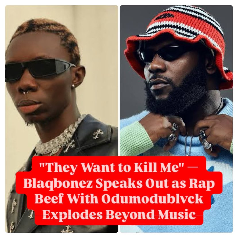 qubesmagazine's tweet image. Rapper Blaqbonez says he’s receiving threats as his beef with fellow artists escalates. Is this just music, or something more serious?
#Blaqbonez #RapBeef #MusicDrama #MrBayo #Amen #Kendrick
Read more: QubesMagazine bit.ly/3YHHl0a