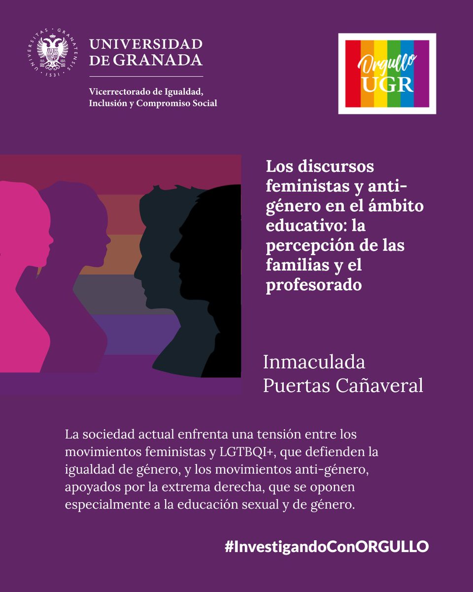 V. de Igualdad, Inclusión y Compromiso Social (@viicsugr) on Twitter photo 🏳️🌈 Cerramos #InvestigandoConORGULLO con estos tres proyectos del Plan Propio de <a href="/CanalUGR/">Universidad Granada</a>
📚 Una apuesta por una educación más diversa, crítica e inclusiva
🙌 Gracias a quienes investigan para transformar 🏳️🌈 Cerramos #InvestigandoConORGULLO con estos tres proyectos del Plan Propio de <a href="/CanalUGR/">Universidad Granada</a>
📚 Una apuesta por una educación más diversa, crítica e inclusiva
🙌 Gracias a quienes investigan para transformar